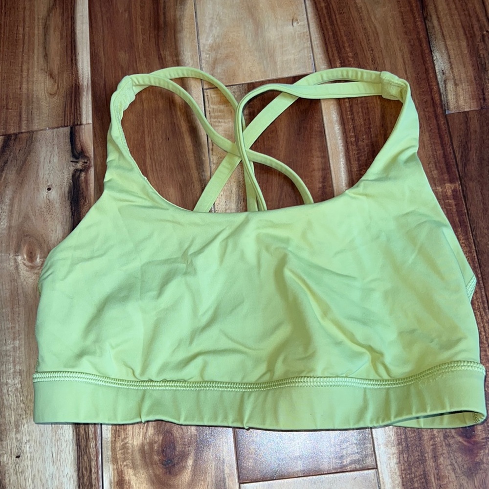 lime sports bra